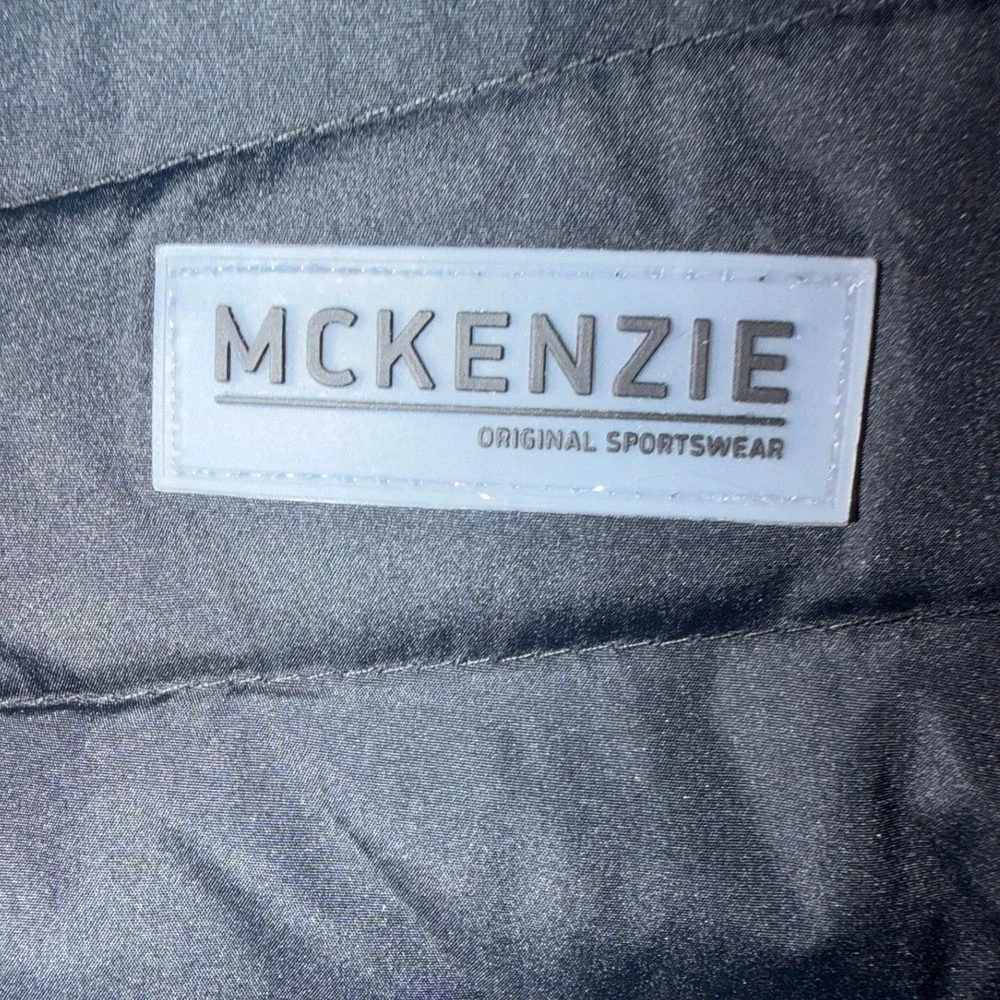 McKenzie Crash Jacket Boys XL 13-15Y Black Hooded Puffer Hybrid 0829